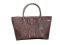 Genuine Hornback Crocodile Handbag in Chocolate Brown Crocodile Leather #CRW244H-BR