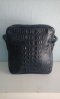 Crocodile Leather Messenger Bag #CRM367H-BLU