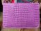 Crocodile Leather Handbag Pink #CRW1217H-02-PI1