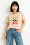 Cap Sleeves Oversize Tee