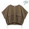 Drawstring Oversize Blouse