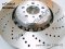 Brake disc ventilated, perforated, right Part number: 34112284104 2284104