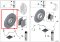 Brake disc ventilated, perforated, left Part number: 34112284103 2284103