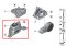Engine mount Part number: 22116851173 6851173
