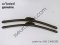 Set, wiper blades, flat blade with logo Part number: 61612458350 2458350