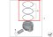 Repair kit piston rings Part number: 11257594453 7594453 KOLBENSCHMIDT 800118410000