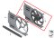 Fan housing with fan Part number: 17427617609 7617609