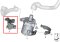 Holder, coolant pump, electric Part number: 17117850616 7850616