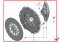 Set clutch parts Part number:  21207602731 7602731 21208631999 8631999 LUK 6243412000