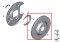 Brake disc ventilated, perforated, right Part number: 34112282808 2282808