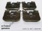 Repair kit, brake pads asbestos-free Part number: 34112284969 2284969