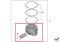 Mahle piston Part number: 11257601181 7601181 MAHLE 081 PI 00110 000