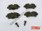 Rear brake pad Part number: 34216772894 6772894 , 34216778327 6778327 TRW GDB1766