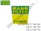 Automatic Transmission Oil Pan Gasket Part number: 24117566356 7566356 24347566358 7566358 24152361176 2361176 Mann Filter H 17 003 KIT