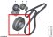 (Crankshaft Pulley / Torsion Vibration Damper) Part number: 11238602800 8602800 1123 8 602 800	Corteco 49434592