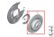 Brake disc, lightweight, ventilated Part number: 34216775287 6775287 TRW DF6617S