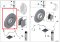 Brake disc ventilated, perforated, left Part number: 34112284101 2284101