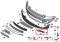 Pressure lip, front left Part number: 51119802643 9802643