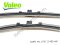 Set of wiper blades Part number: 61612455441 2455441 Valeo VF336