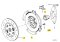 Set clutch parts Part number: 21212228289 2228289 SACHS 3000827201