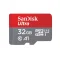 MICRO SD CARD (ไมโครเอสดีการ์ด) SANDISK ULTRA CLASS 10 A1 32 GB (SDSQUA4-032G-GN6MN) ราคา 180.-