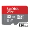 MICRO SD CARD (ไมโครเอสดีการ์ด) SANDISK ULTRA CLASS 10 A1 32 GB (SDSQUA4-032G-GN6MN) ราคา 180.-