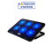พัดลมระบายความร้อน OKER C-516 ตัวช่วยระบายความร้อนได้ดี พัดลม 6 ตัว พร้อมไฟ LED สีฟ้า ราคา 350.-