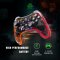 จอยคอนโทรลเลอร์ไร้สาย EGA TYPE J2 Wireless Gaming Controller ตัวจอยโปร่งใสโชว์ไฟ RGB 10 สี ใช้งานได้นาน 8 ชั่วโมง ขายเพียง 590.-