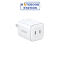 หัวชาร์จ Ugreen CD294 Wall Charger With PD 2 GaN Tech Fast Charger (US) (Adapter ชาร์จเร็ว | 45W | PD | QC 3.0/4.0 | PPS | 2Type-C | GaN) - White ราคา 990.-