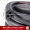 Industrial Grade NBR D-Hollow (3 Holes) Oil Resistant Rubber Seal | AlphaSeals