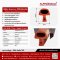 ซีลตู้อบ Mushroom ซิลิโคนสีแดงอิฐ 17x21.5mm