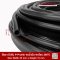 VITON FKM Rubber Seal P-Profile | Oil & Chemical Resistant to 260°C | AlphaSeals® | 35×15mm 50M/Roll | Black