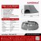 Grey Silicone Rubber P-Profile 32x11.5mm