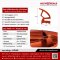 Redbrick silicone rubber seal, special profile 14 x 25 mm