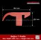 Silicone Rubber T-Profile 28.6x13.9mm