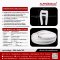 White CR Neoprene U-Channel Rubber Seal Profile 8x15mm | AlphaSeals® ASRSCRW608X15