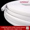 White CR Neoprene U-Channel Rubber Seal Profile 8x15mm | AlphaSeals® ASRSCRW608X15