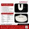 ซีลยางกันบาดซิลิโคน U-Channels 15x20mm Groove 5 mm