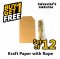 Buy 1 Get 1 Free!! Kraft paper tag w/Rope (Set of 12) x 2 packs.
