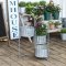 3-Level Foldable Galvanized Metal Plant Stand