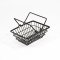 Wired Metal Basket / Black, White (Size S)