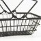 Wired Metal Basket / Black, White (Size S)