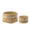 Cement Planter w./ Tassel Set of 2
