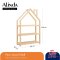 Storage Shelf ชั้นวางของอเนกประสงค์ ไม้ montessories ขนาด 80 X 30 X 128 Cm. สีธรรมชาติ