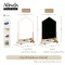 whiteboard 3in1 กระดานแม่เหล็ก พร้อมขาตั้งมีล้อ blackboard หัดวาด เด็ก รูปบ้าน