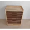 wooden paper tray cabinet document organizer “paper rack for school or office” ชั้นเก็บเอกสาร กระดาษ (8ชั้น)
