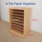 wooden paper tray cabinet document organizer “paper rack for school or office” ชั้นเก็บเอกสาร กระดาษ (8ชั้น)
