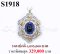 จี้ไพลินพม่าหลังเบี้ยแท้ธรรมชาติ หนัก 21.50 ct. (มีใบCer)