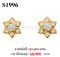 ต่างหูเพชรแท้ธรรมชาติ (Natural Diamonds)  0.95 Ct.