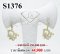 ต่างหูเพชรแท้ธรรมชาติ (Natural Diamonds) 1.05 Ct.